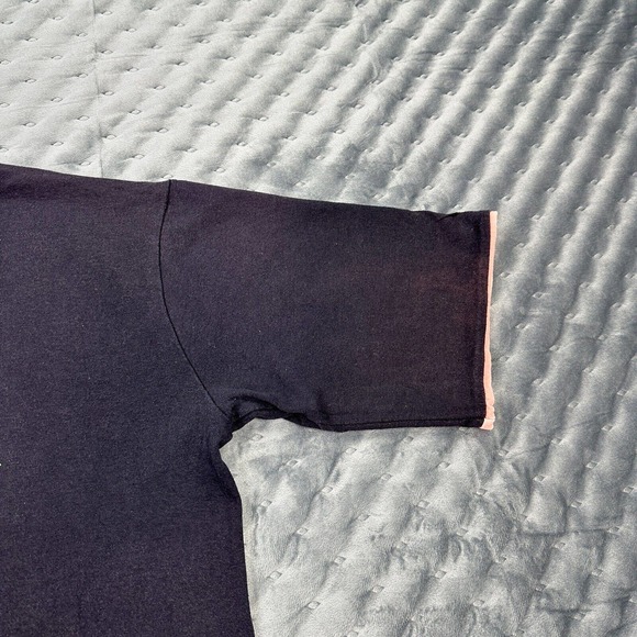 VINTAGE 90s Surf Shirt Adult Extra Large Black Pink Single Stitch Daytona Beach - Picture 7 of 13